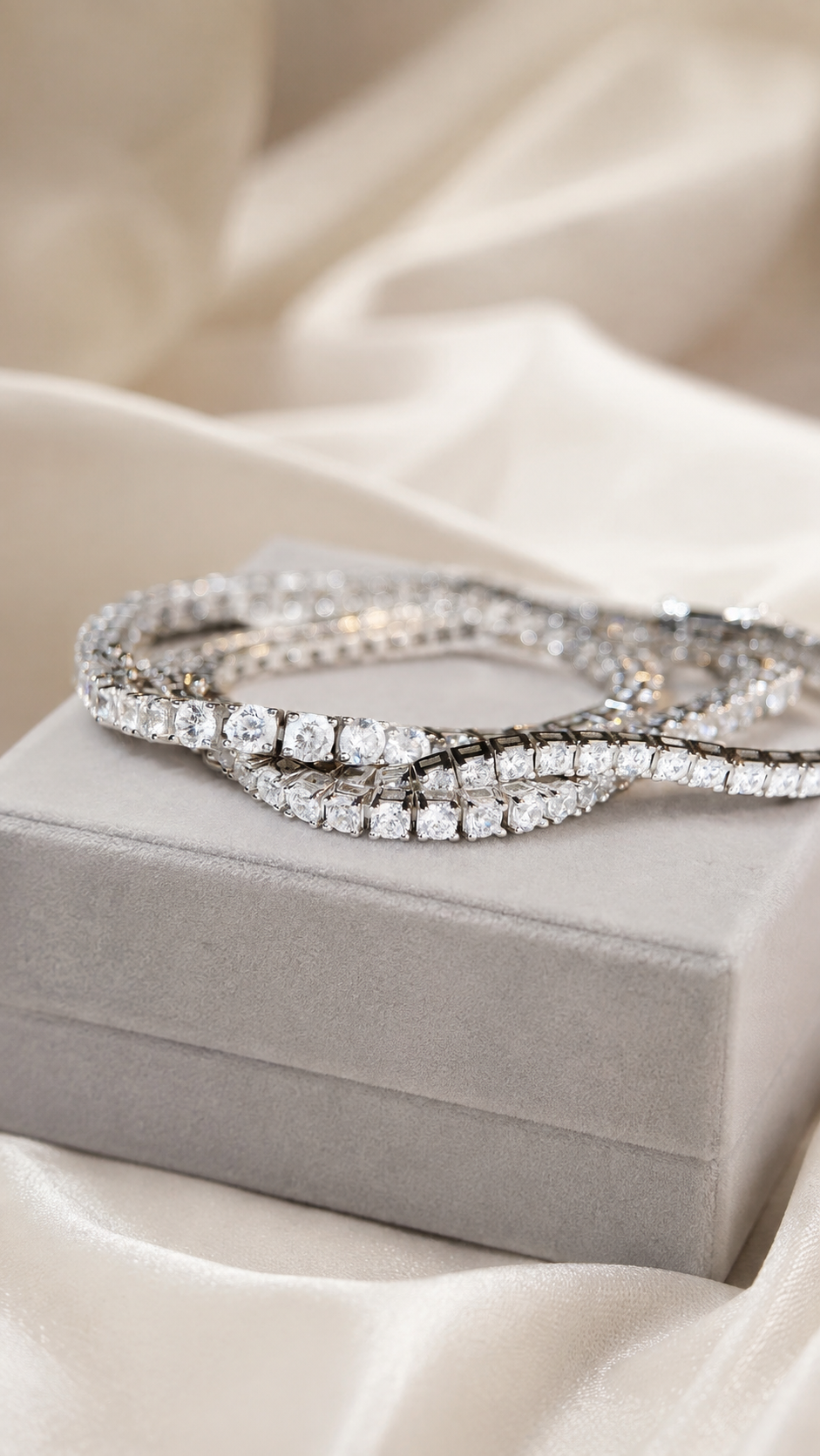 Elite Tennis Chain Moissanite Bracelet