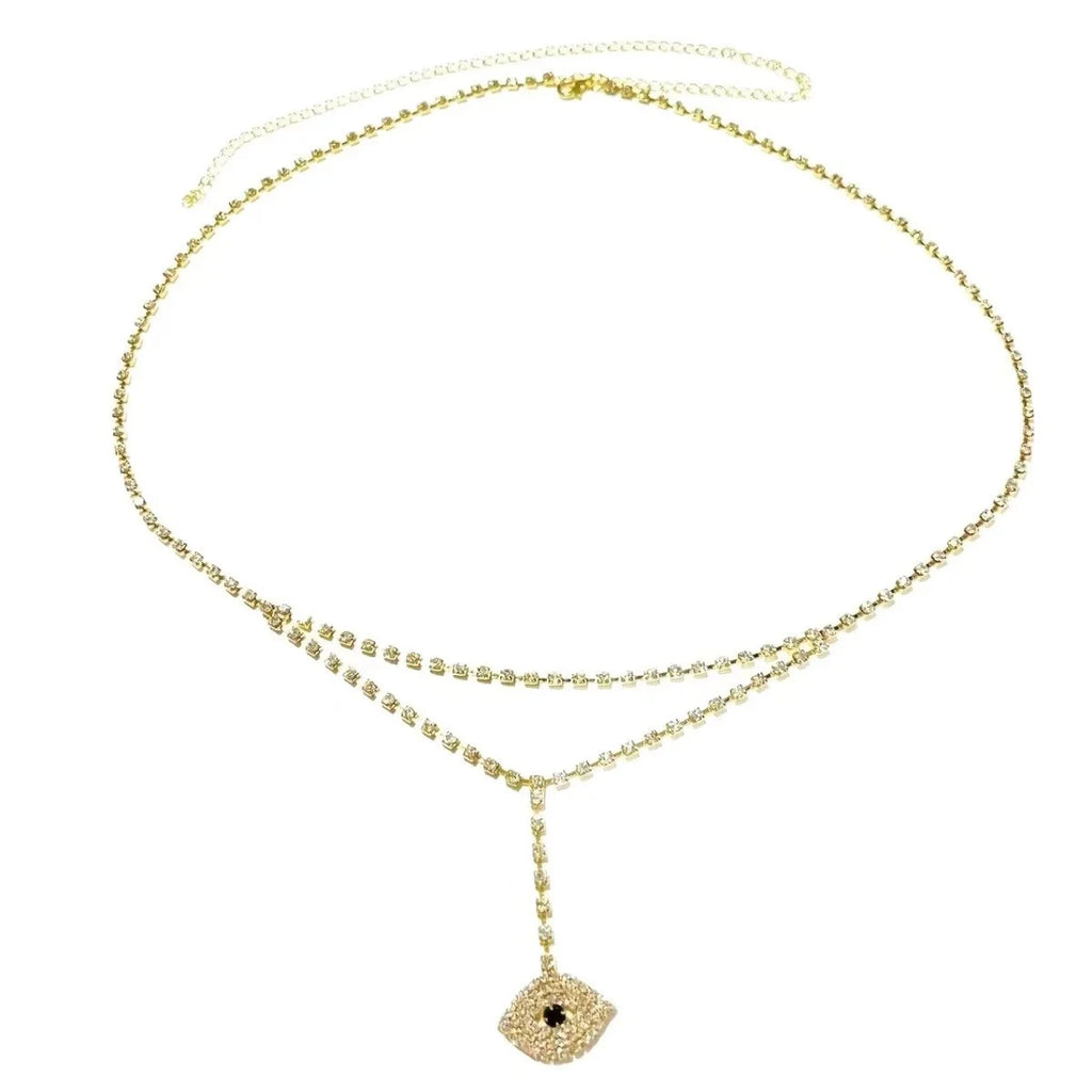 Diamond Devil's Eye Waist Chain