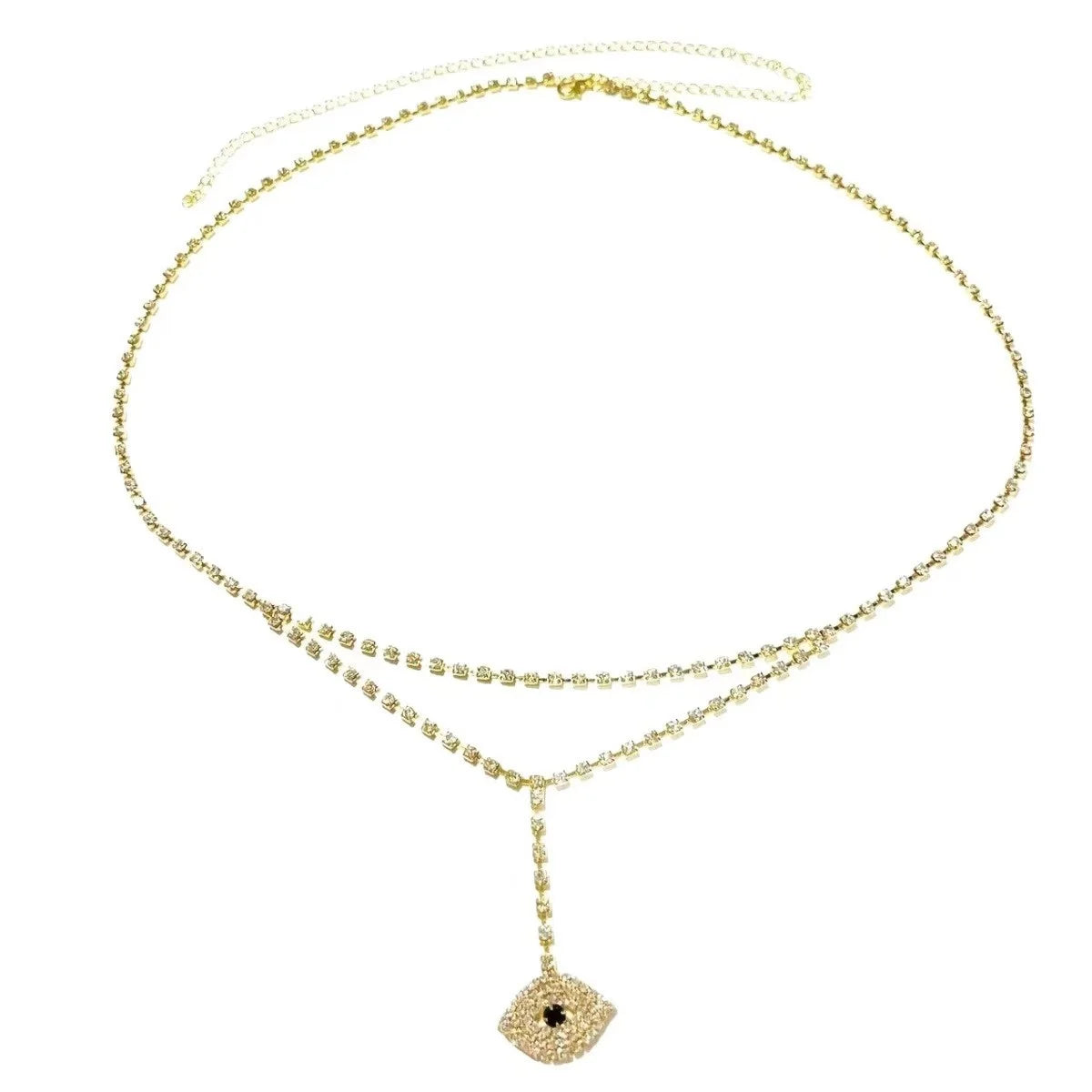 Diamond Devil's Eye Waist Chain
