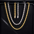 Signature Moissanite Rope Chain Necklace