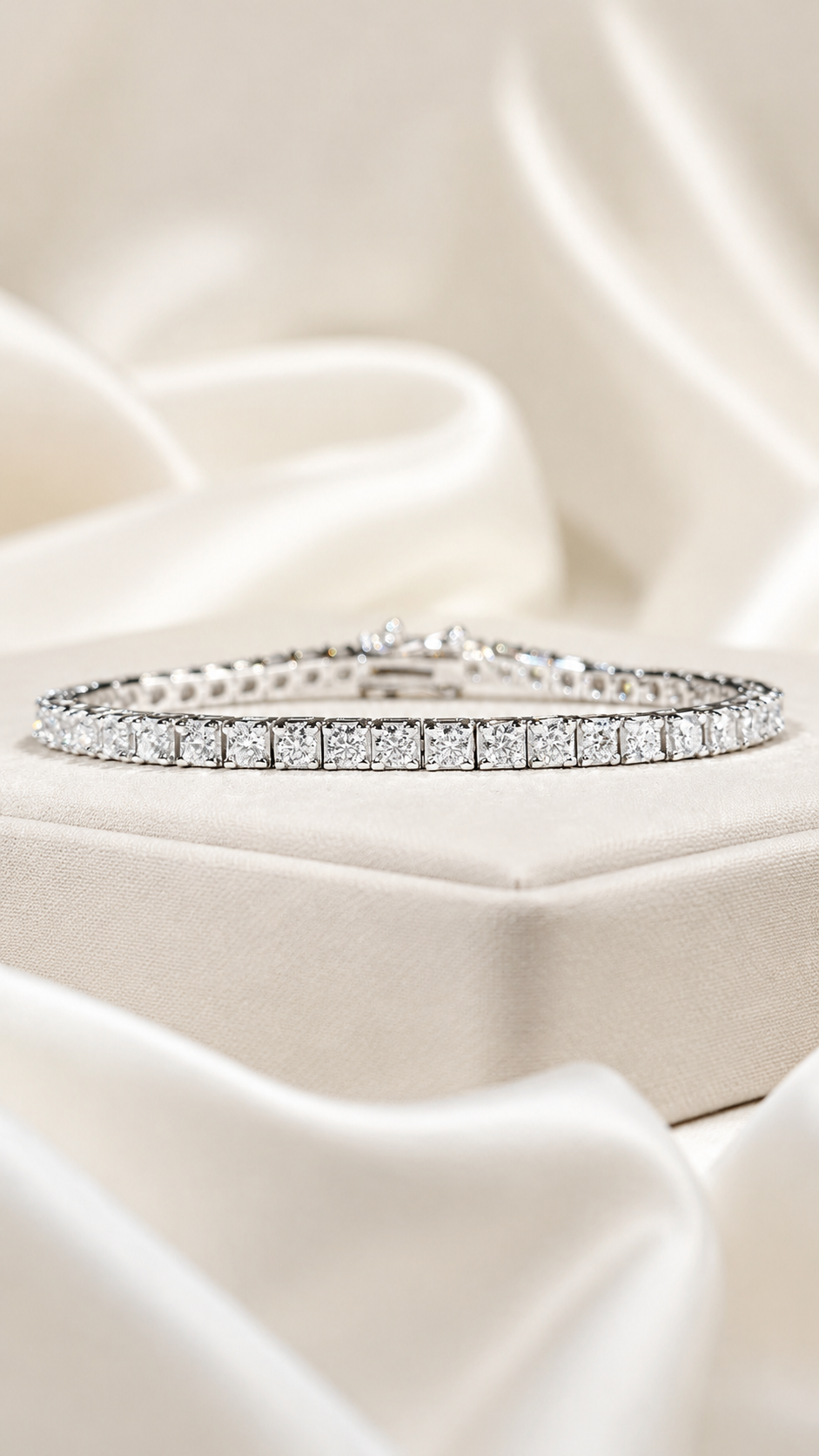 Elite Tennis Chain Moissanite Bracelet