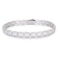 Bling Design Jewelry Pass Diamond Tester 925 Pure Silver Tennis Bracelet 7mm Vvs Moissanite Diamond Men Bracelet