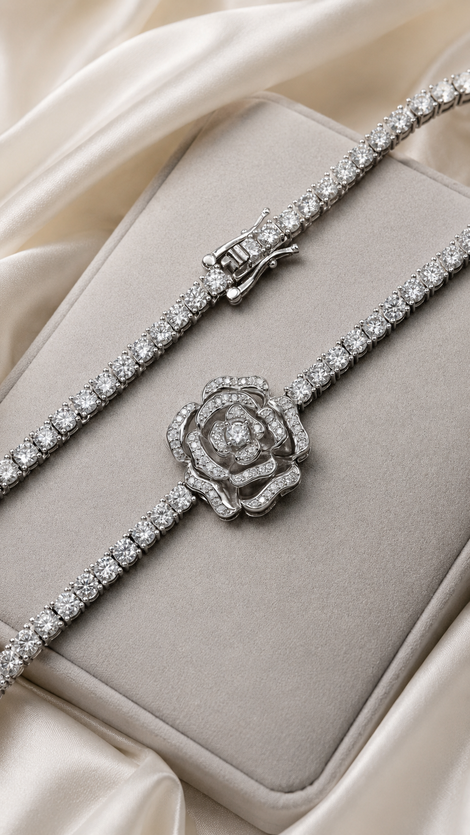 Elite Tennis Rose Necklace