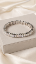 Elite 8mm Moissanite Tennis Chain Bracelet