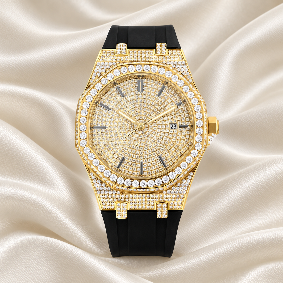 Moissanite Men's European Automatic Watch