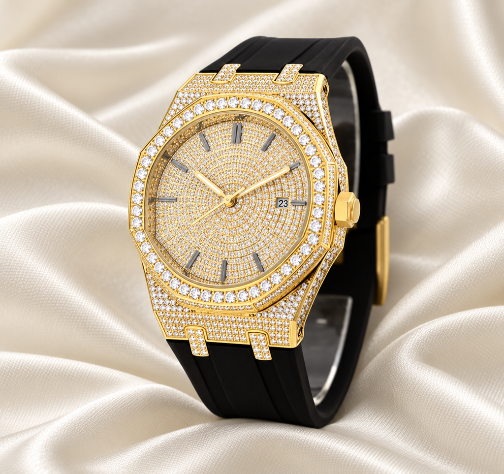 Moissanite Men's European Automatic Watch
