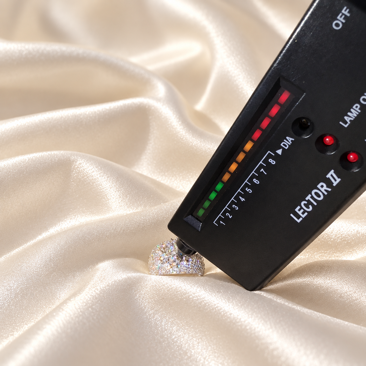 Vendetta Flower Moissanite Diamond Ring