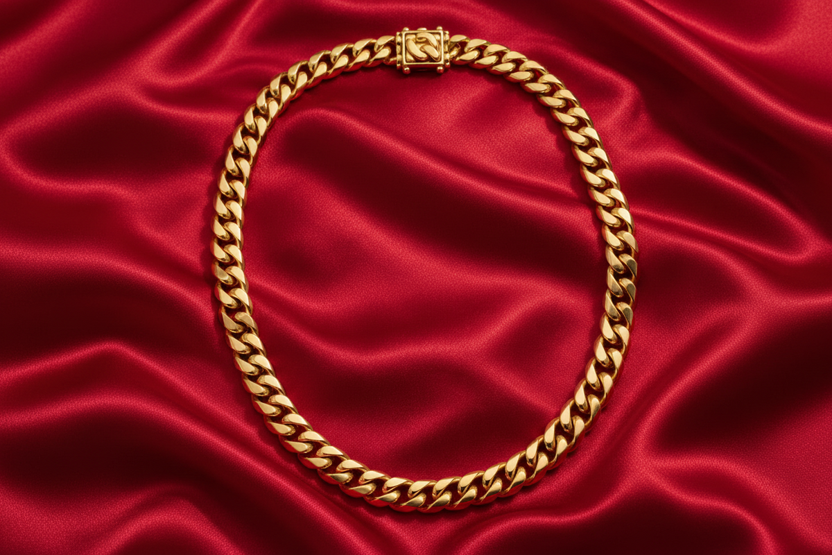 8mm Cuban Link Curb Chain