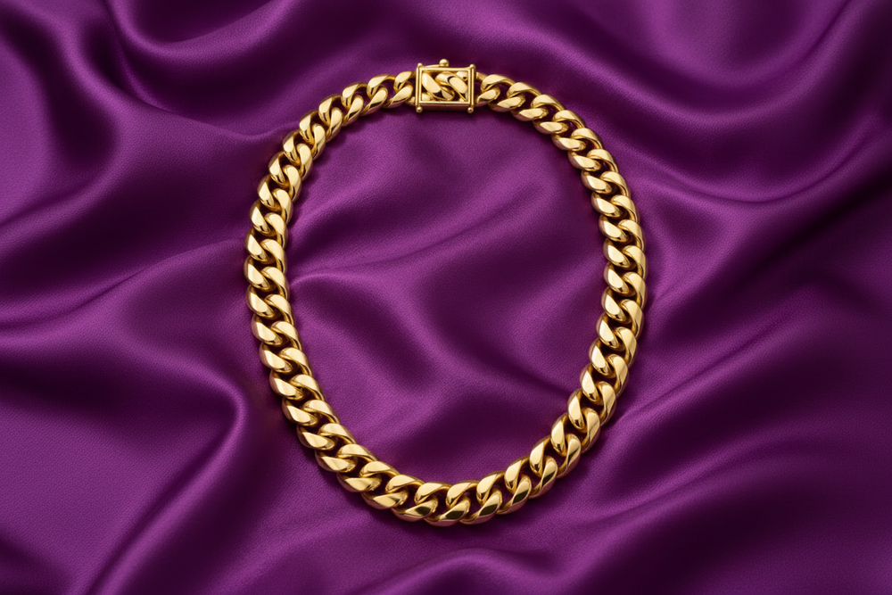 12mm Cuban Link Curb Chain