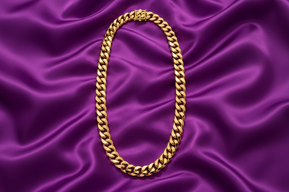 12mm Cuban Link Curb Chain