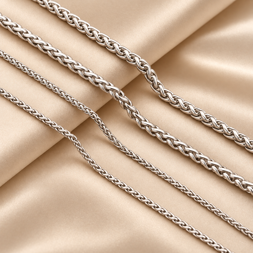 2mm-5mm 925 Sterling Silver Heavy Franco Chain Necklace