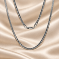 2mm Franco Black Rhodium Plated Necklace
