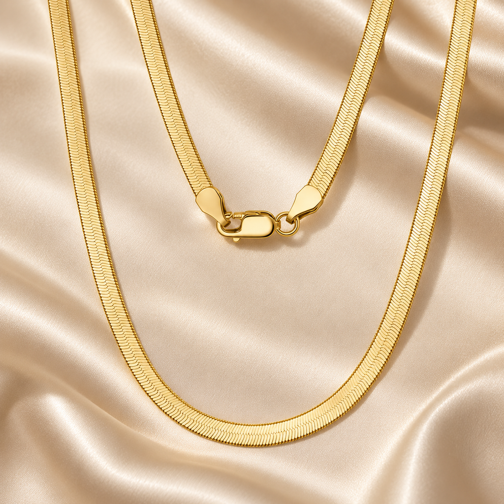 3mm 4.5mm Flat Herringbone Chain