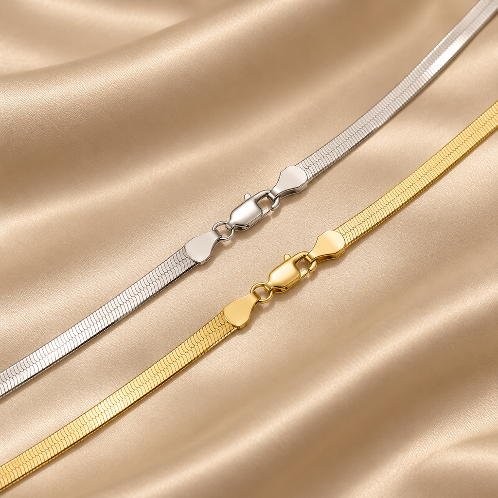 3mm 4.5mm Flat Herringbone Chain