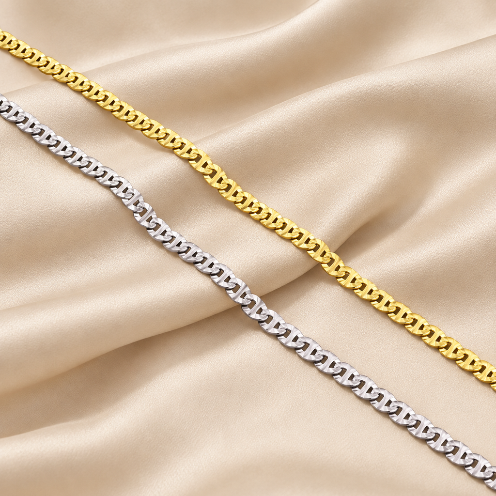 3mm Italian Silver Box Link Chain