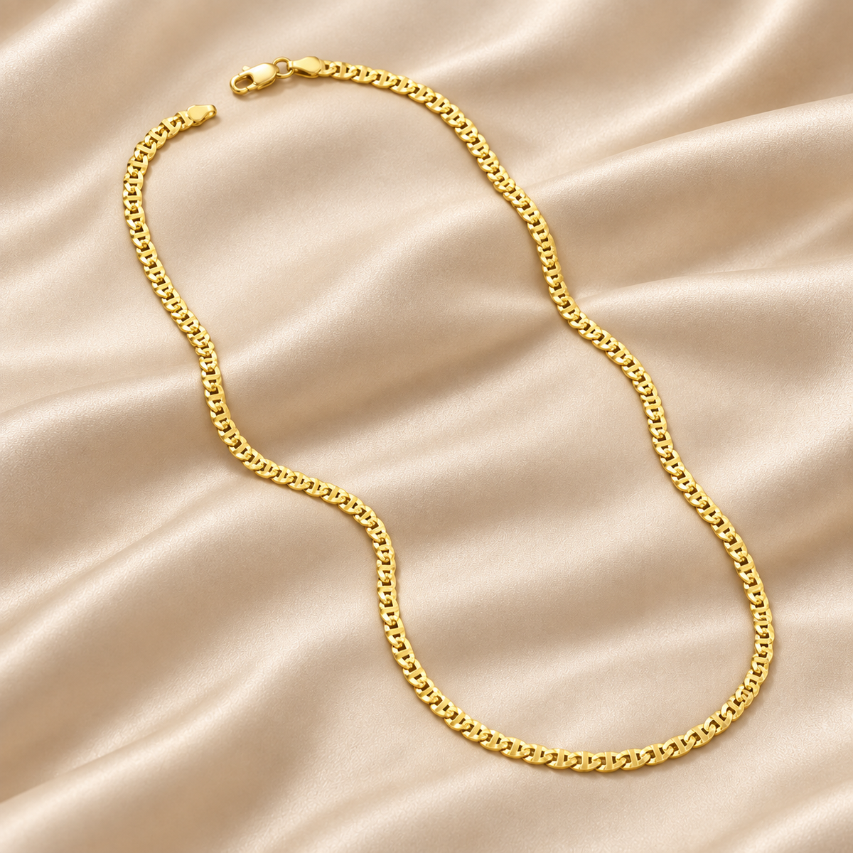 3mm Italian Silver Box Link Chain