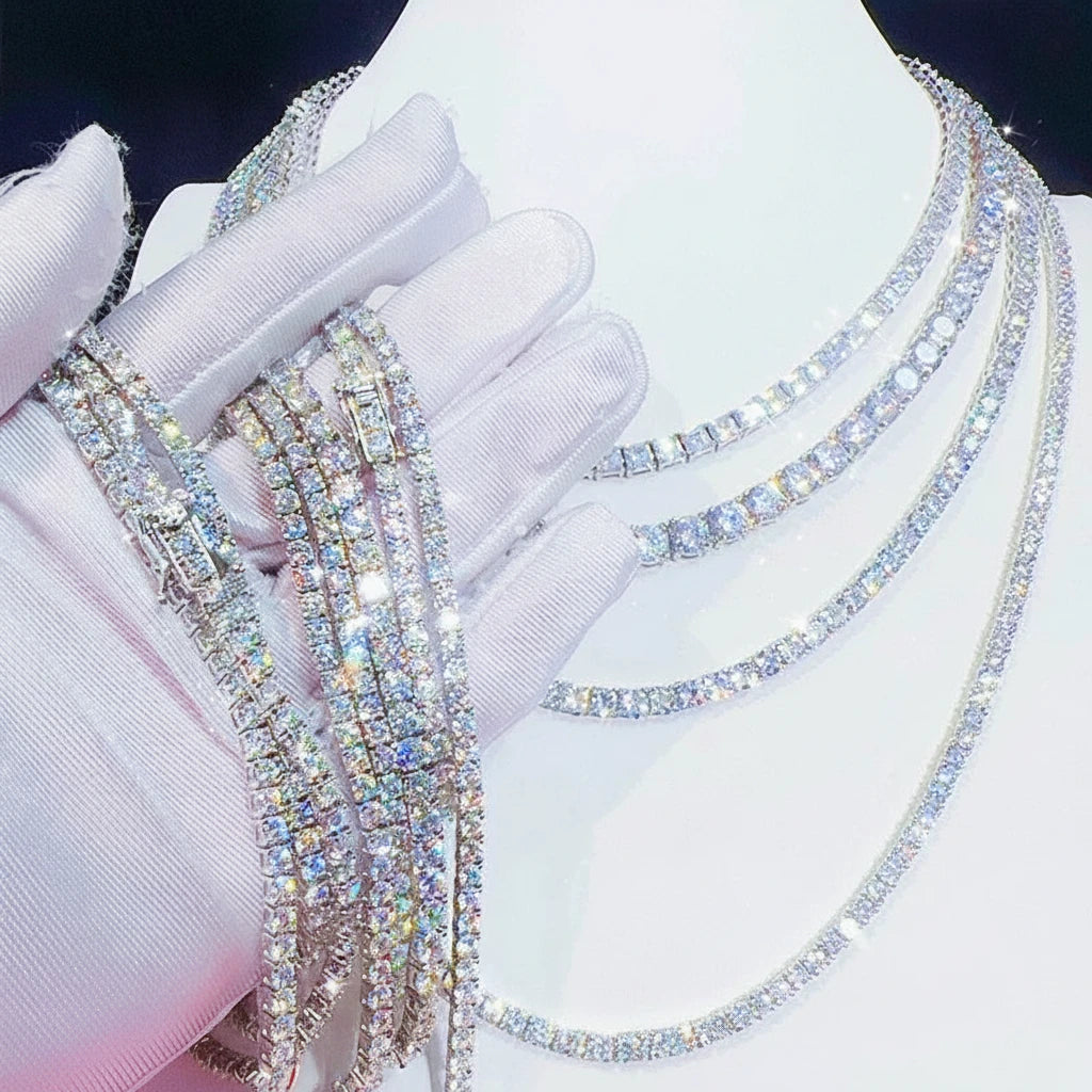 Signature Vendetta Moissanite Tennis Chain