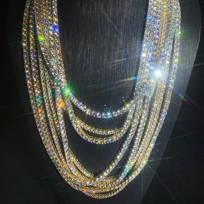 Signature Vendetta Moissanite Tennis Chain