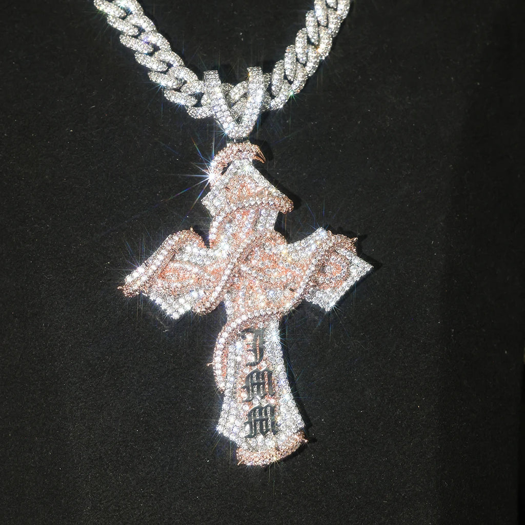 Elite Snake Cross Pendant