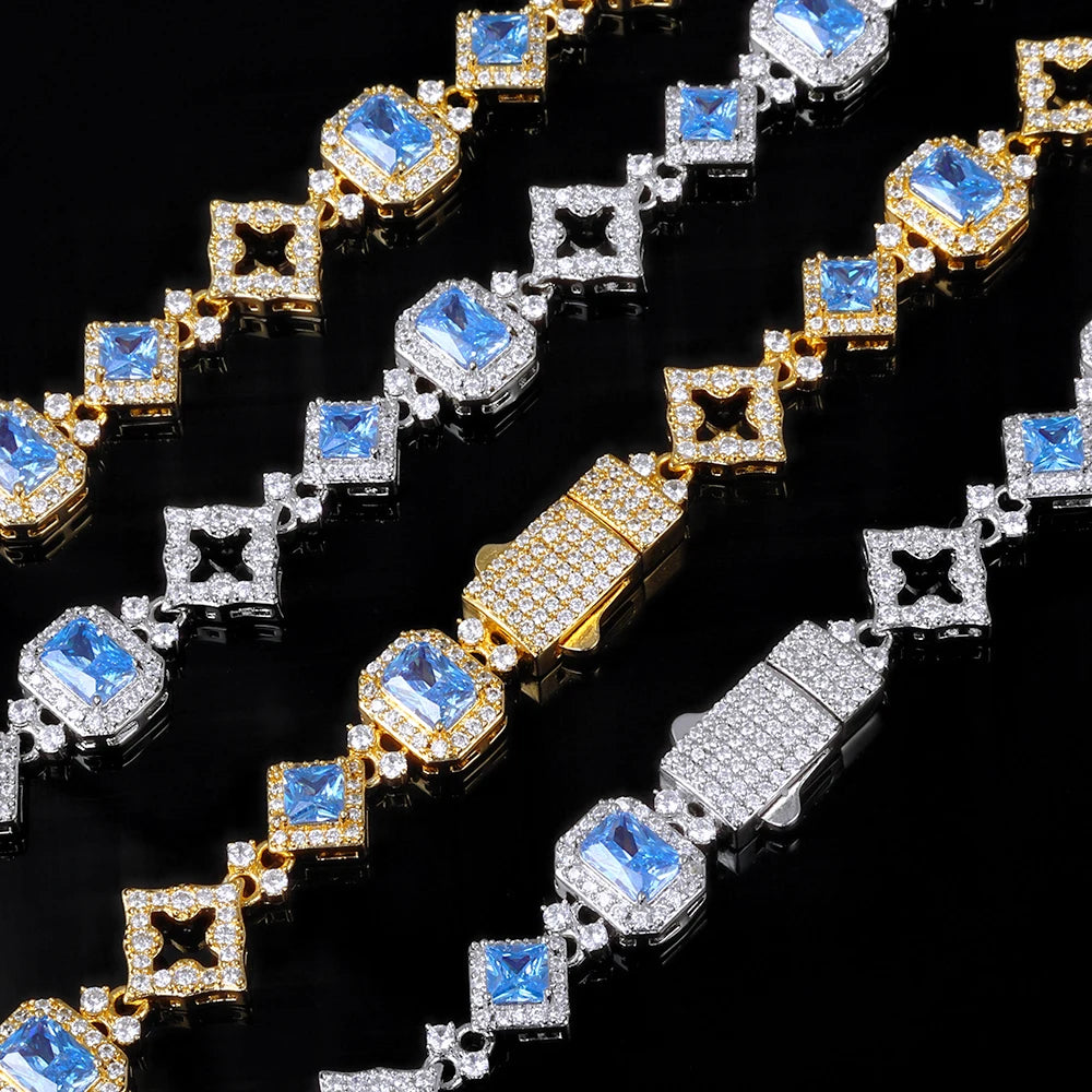 Pavé-Drenched Hollow Star Bracelet